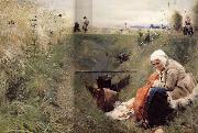 Anders Zorn Our Daily Bread painting